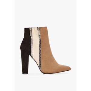 Just Fab Tri-Color Booties